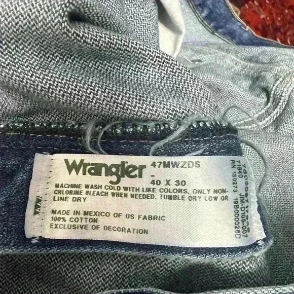 Wrangler Jeans Men’s Size 40x30 - Picture 5 of 5